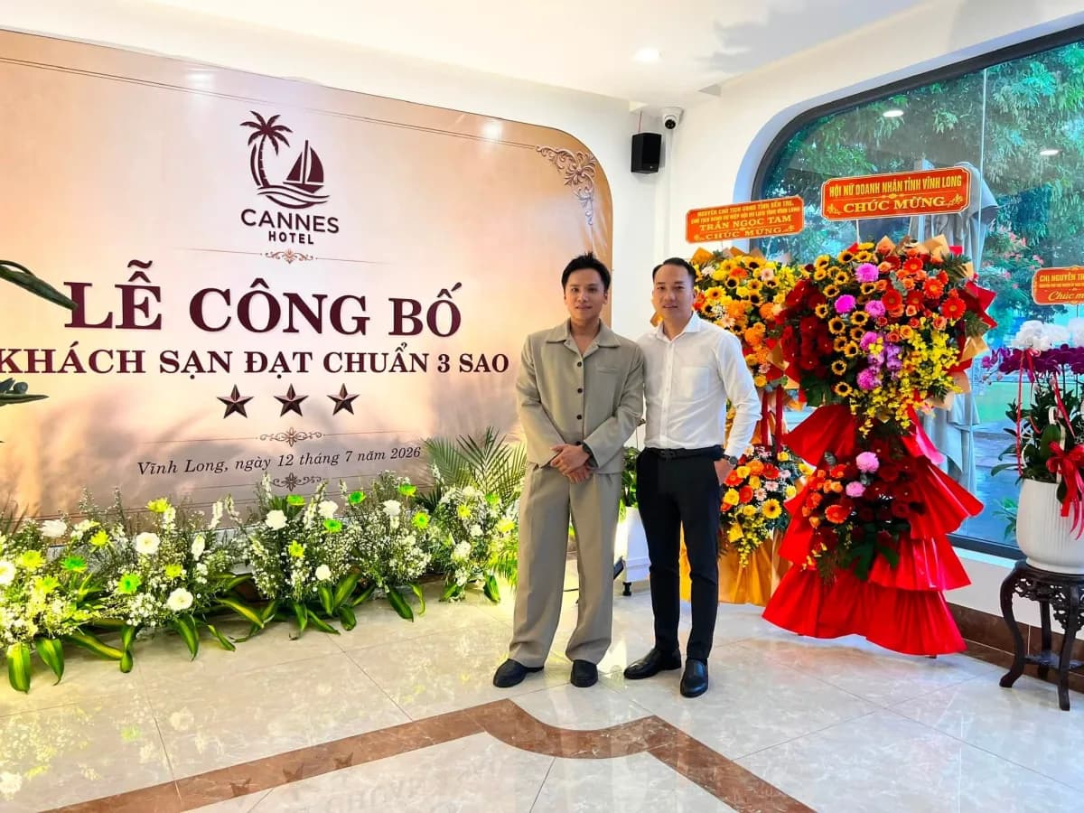 Lễ công bố Cannes Hotel đạt tiêu chuẩn Khách sạn 3 sao. — Ảnh 2